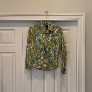 Gap Paisley Button-Up Shirt
